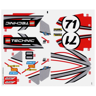 sticker sheet for set 42000 - sheet 2 13576 6030682