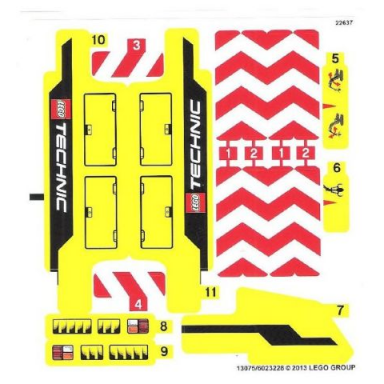 sticker sheet for set 42006 - 13075 6023228