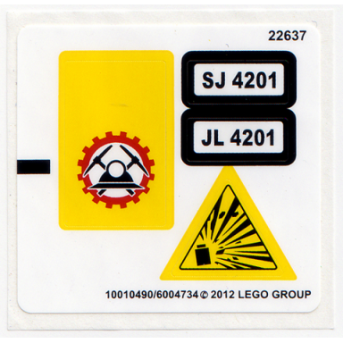 sticker sheet for set 4201 - 10010490 6004734