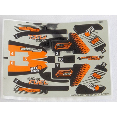 sticker sheet for set 42026 mirrored - international version - 16009 6056677