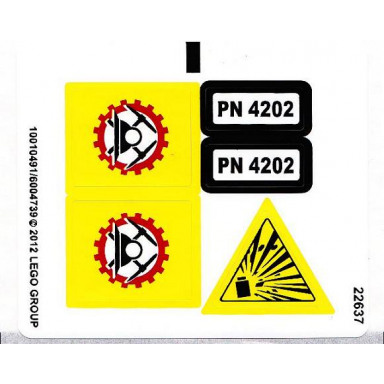 sticker sheet for set 4202 - 10010491 6004739