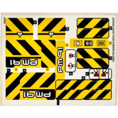 sticker sheet for set 42049 - international version - 24931 6136409