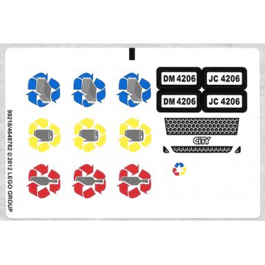 sticker sheet for set 4206 - 99218 4649782