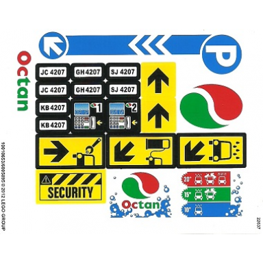 sticker sheet for set 4207 - 10010653 6005895