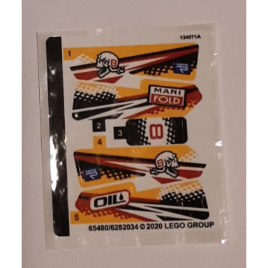 sticker sheet for set 42101 - 65480 6282034