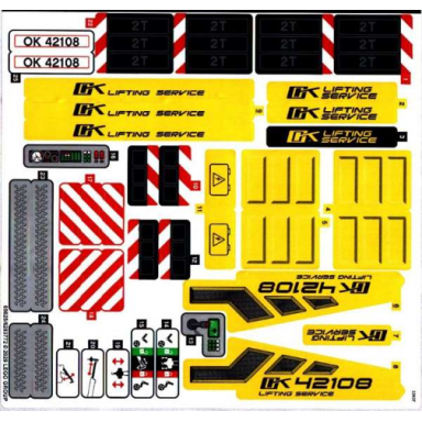 sticker sheet for set 42108 - 65625 6283772