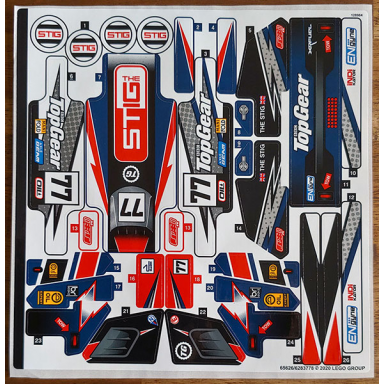 sticker sheet for set 42109 - 65626 6283778