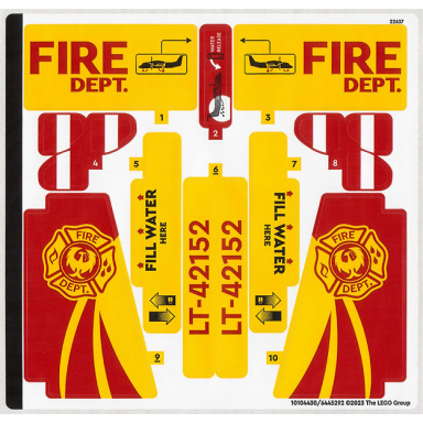 sticker sheet for set 42152 - 10104430 6445292