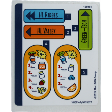 sticker sheet for set 42625 - 10107147 6476677
