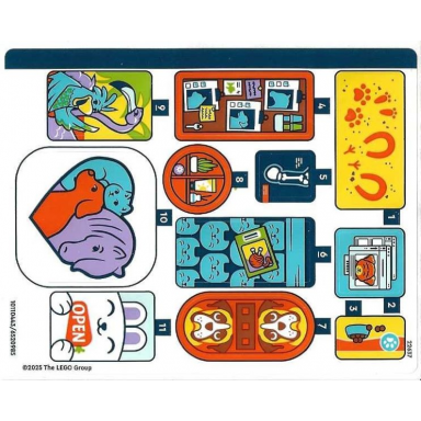 sticker sheet for set 42651- 10110443 6520985