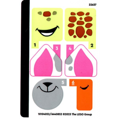 sticker sheet for set 43226 - 10104052 6440852