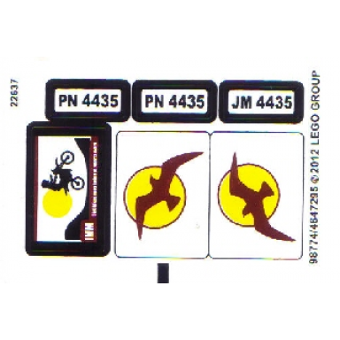 sticker sheet for set 4435 - 98774 4647295