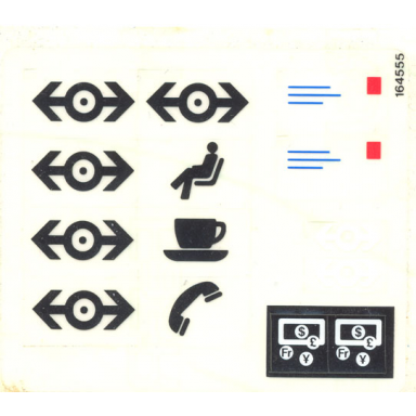 sticker sheet for set 4554 sheet 1 - 164555