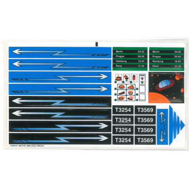 sticker sheet for set 4561 - 72645 4118679