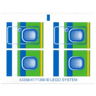 sticker sheet for set 4620 - 43358 4171390