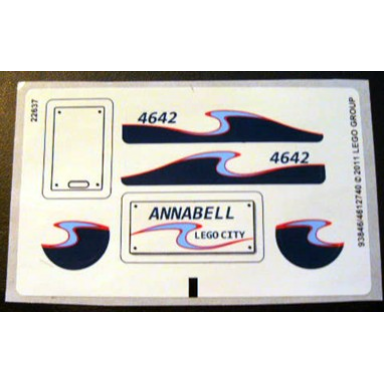 sticker sheet for set 4642 - 93846 4612740