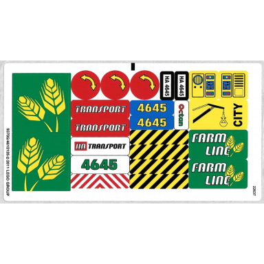 sticker sheet for set 4645 - 93705 4612125