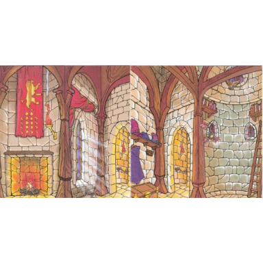 paper part for set 4722 - cardboard backdrop