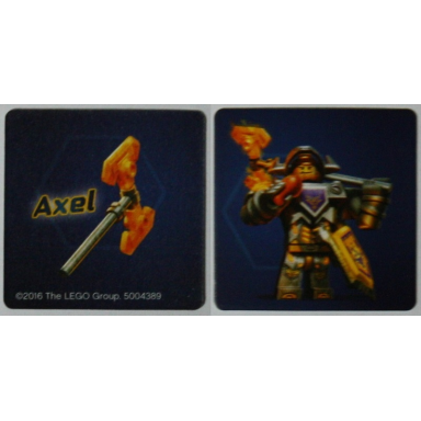 paper card insert nexo knights axel