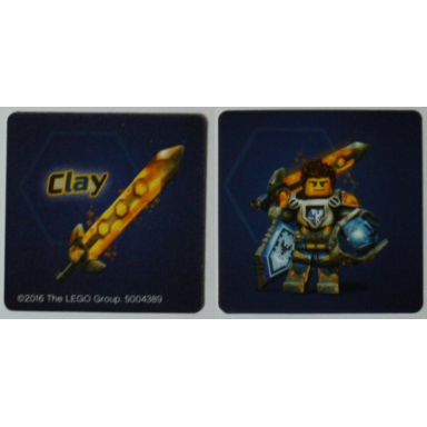 paper card insert nexo knights clay