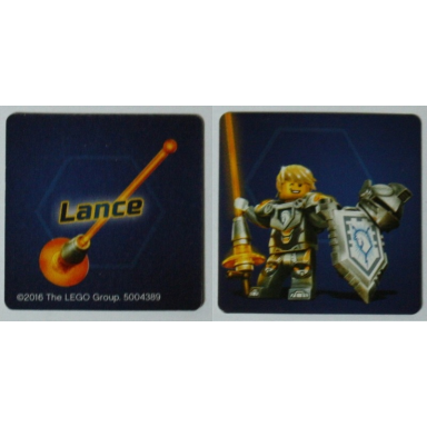 paper card insert nexo knights lance