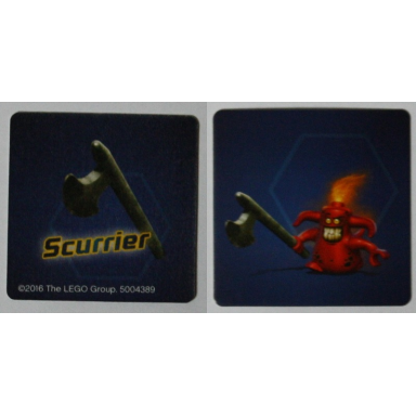 paper card insert nexo knights scurrier