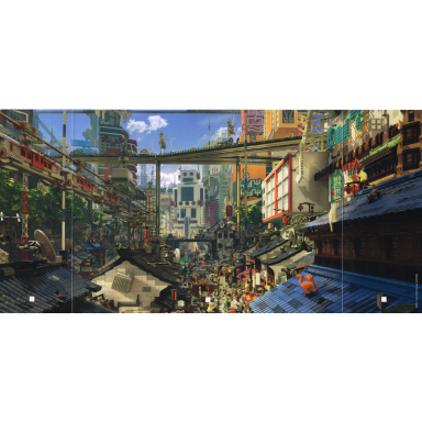 paper cardboard double-sided backdrop for set 5004394