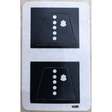 sticker sheet for set 540-2 - 4585
