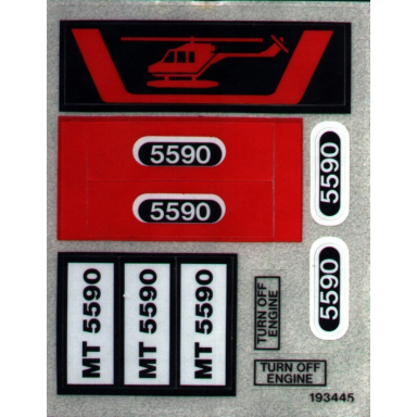 sticker sheet for set 5590 - 193445