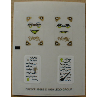 sticker sheet for set 5804 - 72605 4119382