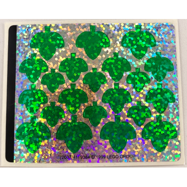 sticker sheet for set 5805 sheet 1 holographic mirrored - 72607 4119384