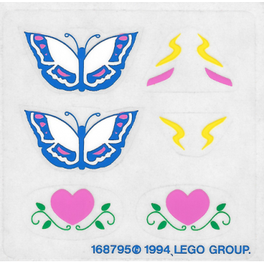 sticker sheet for set 5870 - 168795