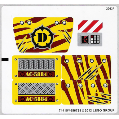 sticker sheet for set 5884 - 74415 4656728