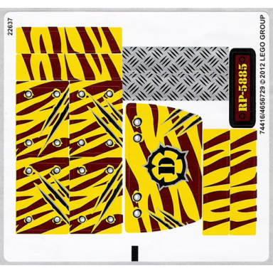 sticker sheet for set 5885 - 74416 4656729