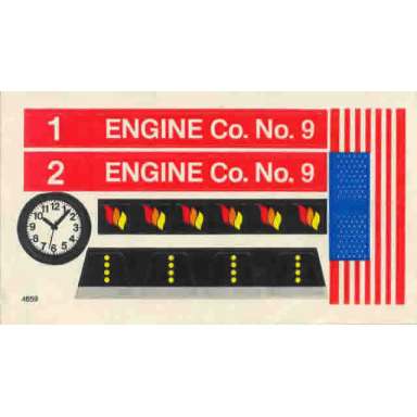 sticker sheet for set 590 - us flag version - 4659