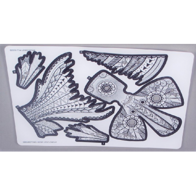 plastic skin ink koi sheet 1 of 2 for set 81003-1