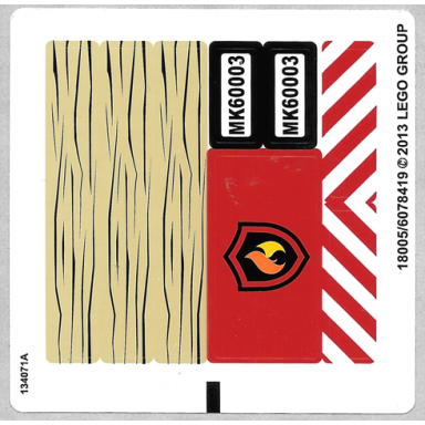sticker sheet for set 60003 - north american version - 18005 6078419