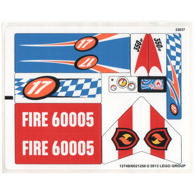 sticker sheet for set 60005 - 12749 6021250