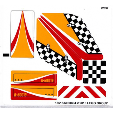 sticker sheet for set 60019 - international version - 13615 6030894