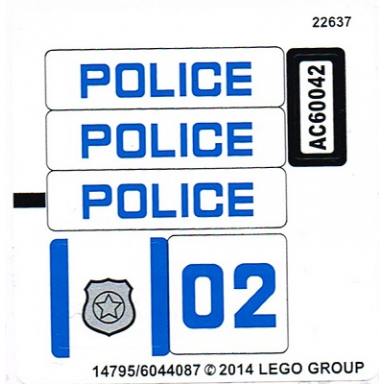 sticker sheet for set 60042 - 14795 6044087