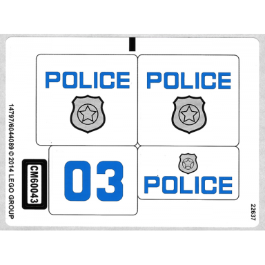 sticker sheet for set 60043 - international version - 14797 6044089