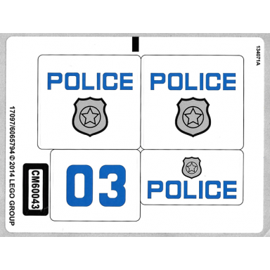 sticker sheet for set 60043 - north american version - 17097 6065794