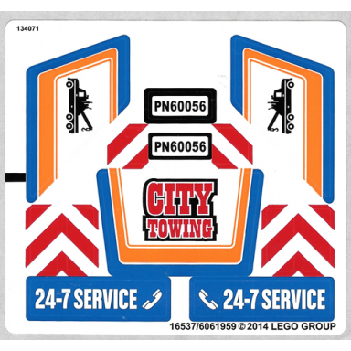 sticker sheet for set 60056 - north american version - 16537 6061959