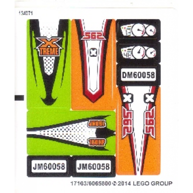 sticker sheet for set 60058 - north american version - 17103 6065800