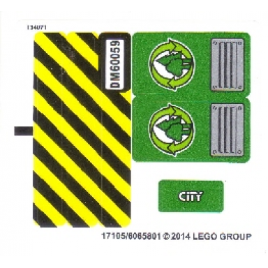 sticker sheet for set 60059 - north american version - 17105 6065801