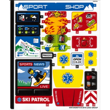 sticker sheet for set 60203 - 65912 6285715