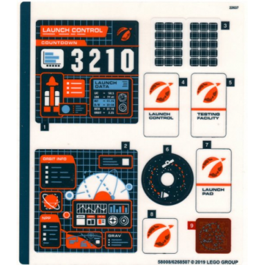 sticker sheet for set 60228 - 58008 6268507