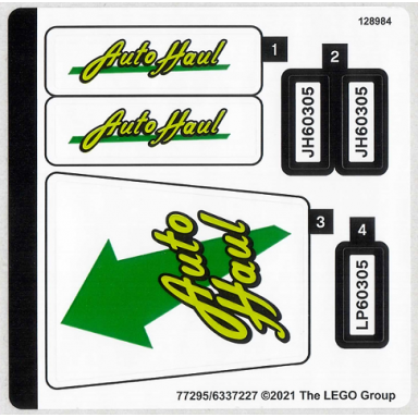 sticker sheet for set 60305 - 77295 6337227