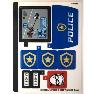 sticker sheet for set 60315 - 10100006 6398843
