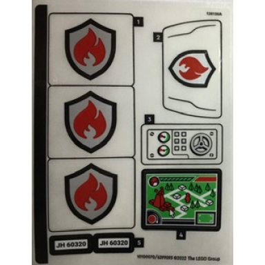 sticker sheet for set 60320 - 10100070 6399093